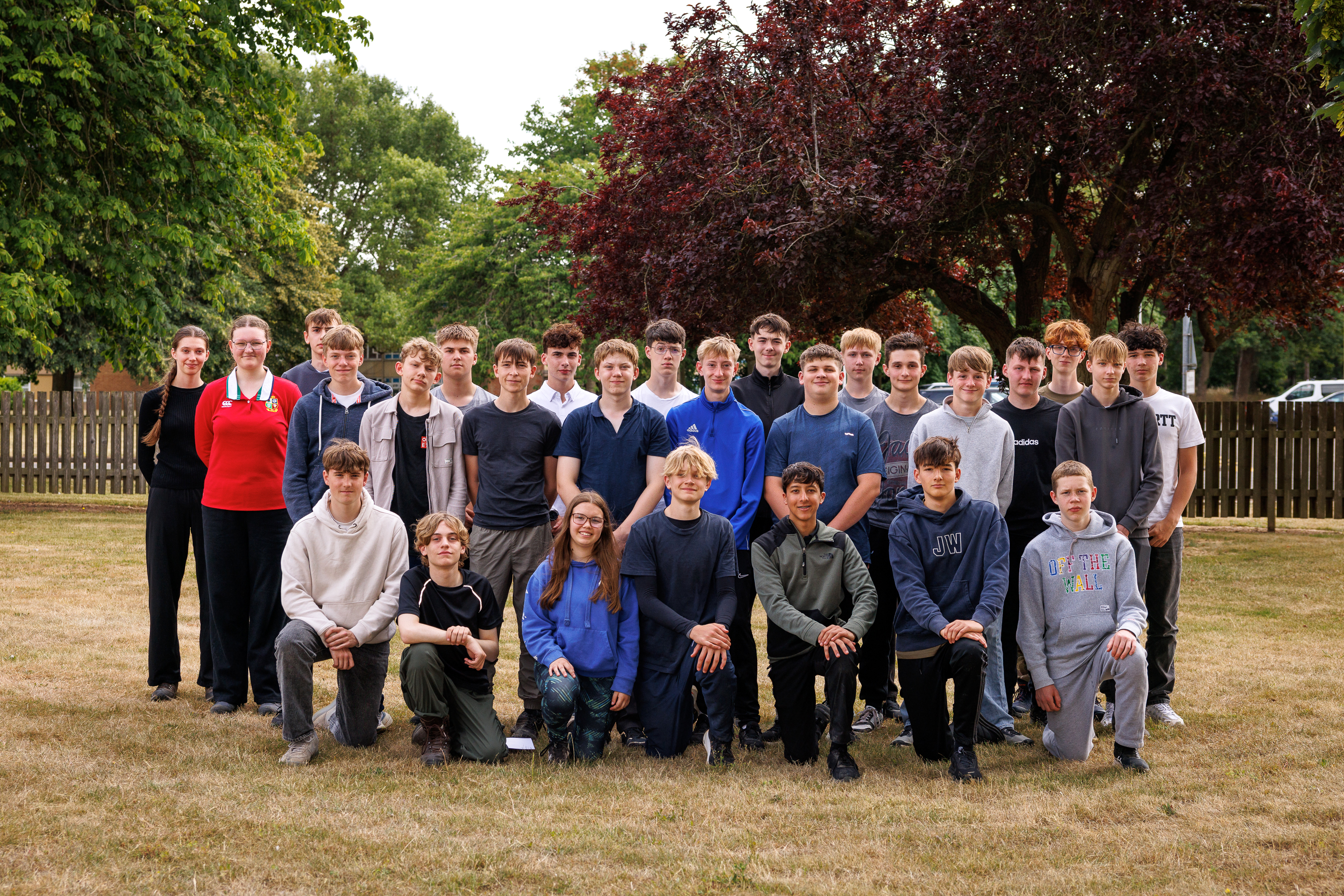 Group photo of all students