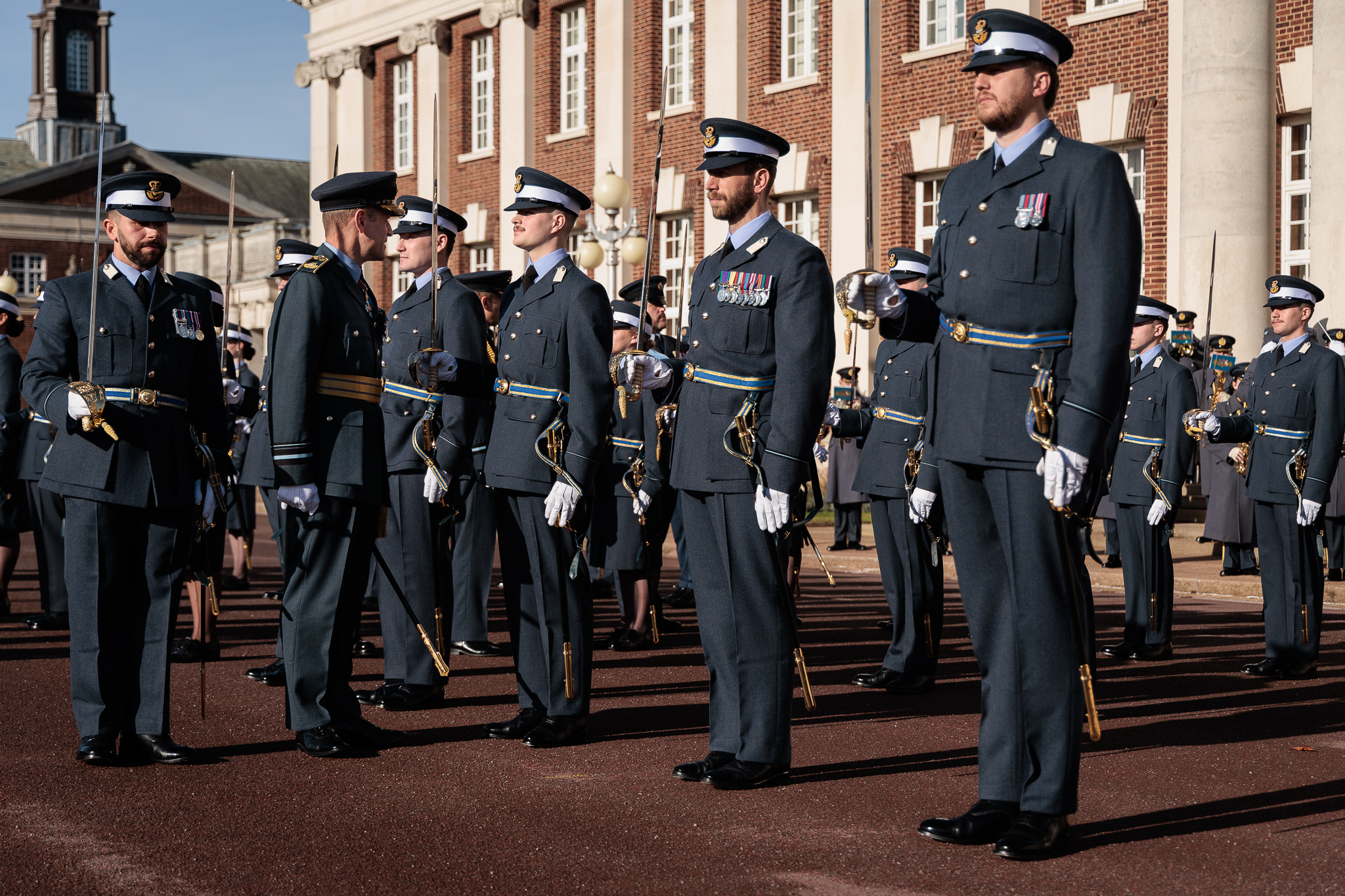 Inspecting the Cadets