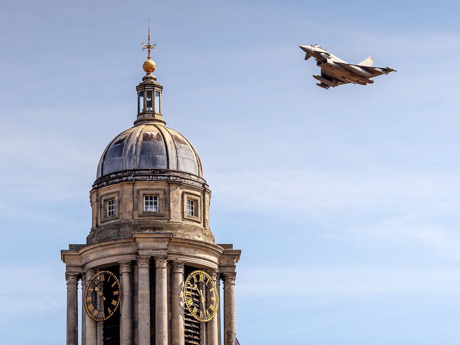 Typhoon flypast