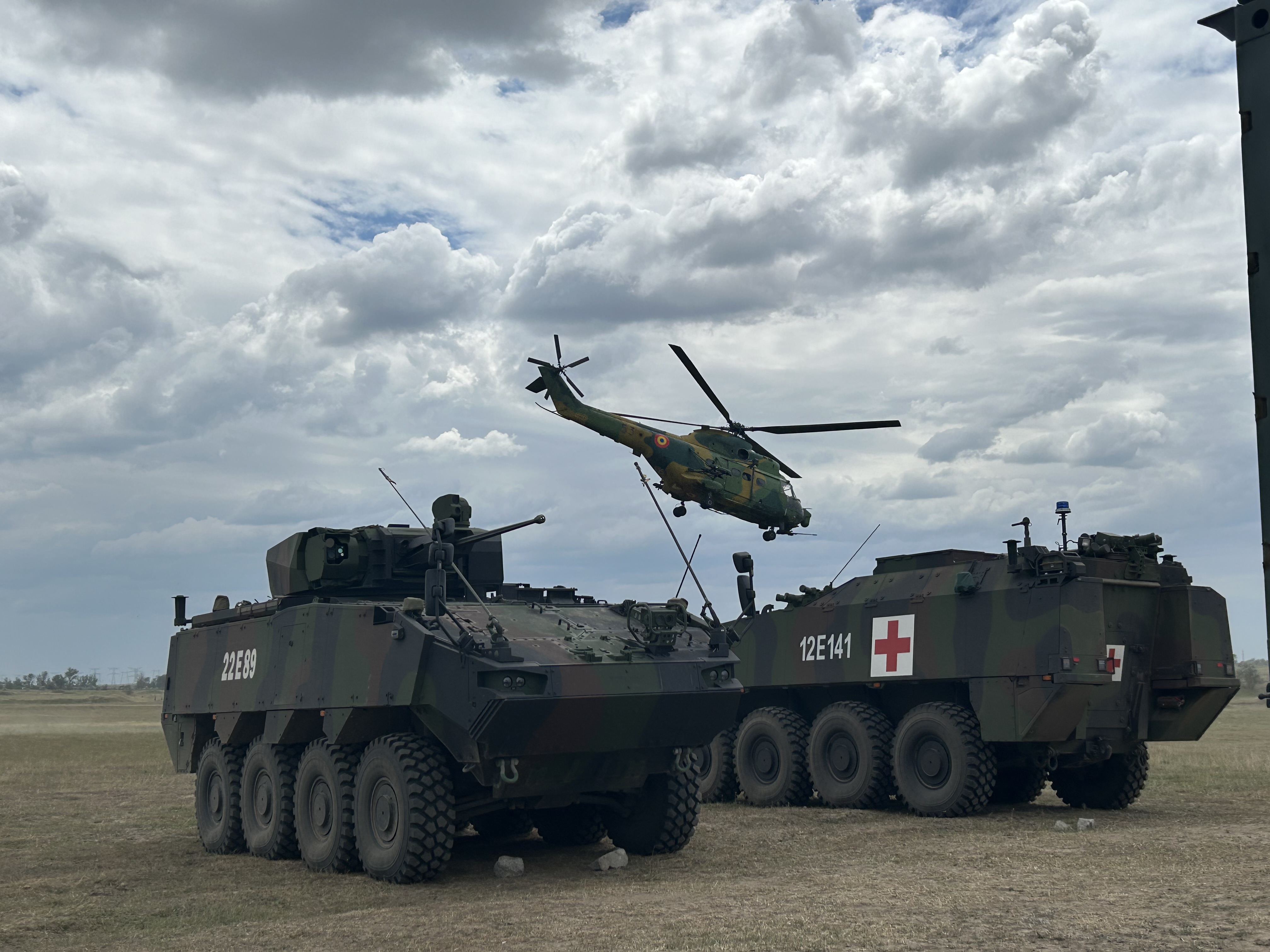 Vehicles on Ex Dacian Strike 24