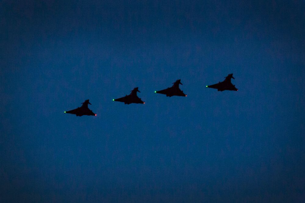 RAF Euro fighter Typhoons