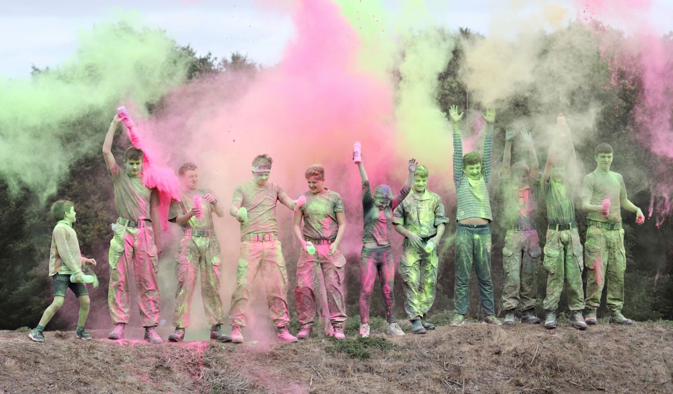 Cadets at colour chaos