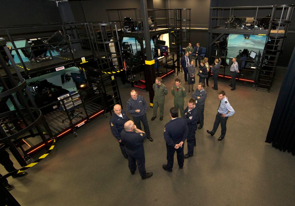 BAE Systems Typhhon training facility at Royal Air Force Lossiemouth