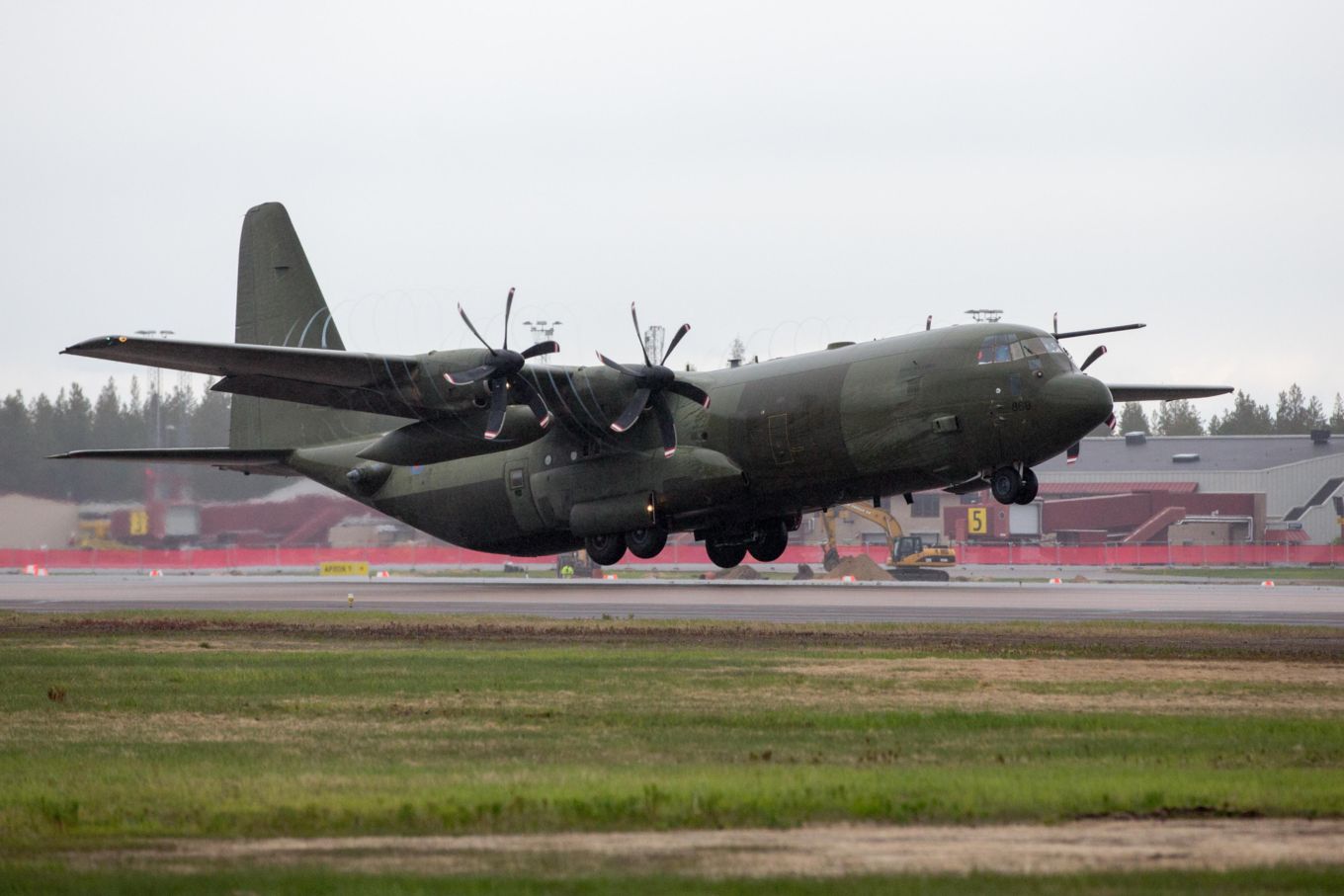 A RAF C-130J Hercules