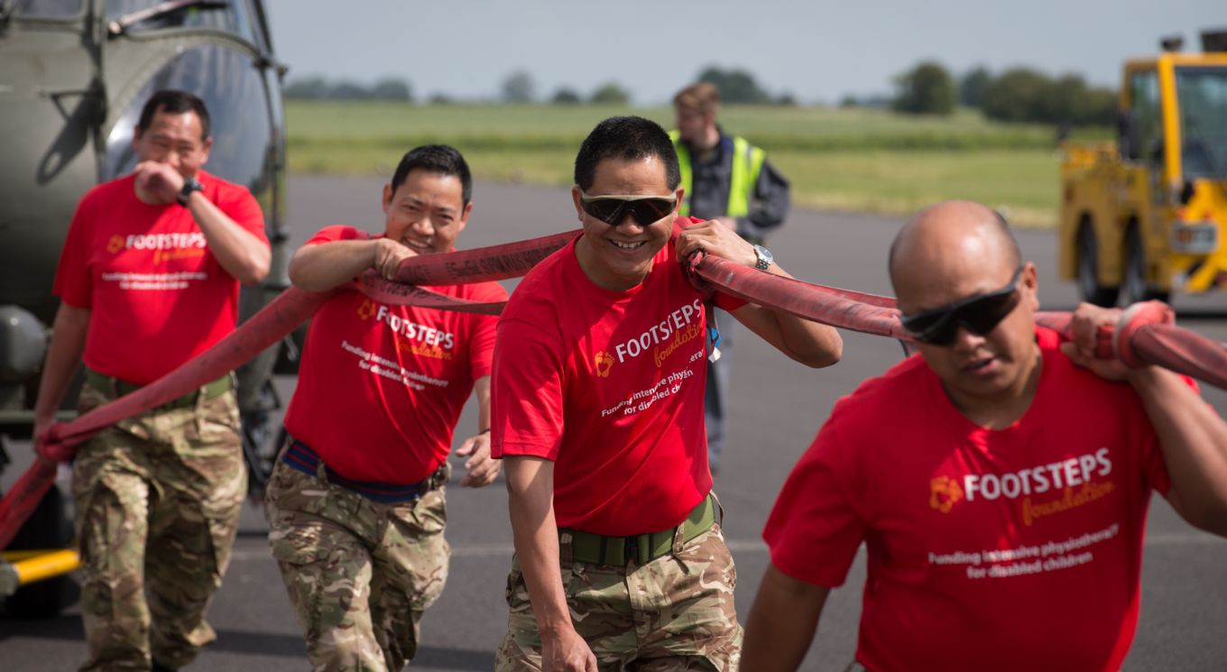 There were smiles all round as the MPGS completed their mammoth challenge.