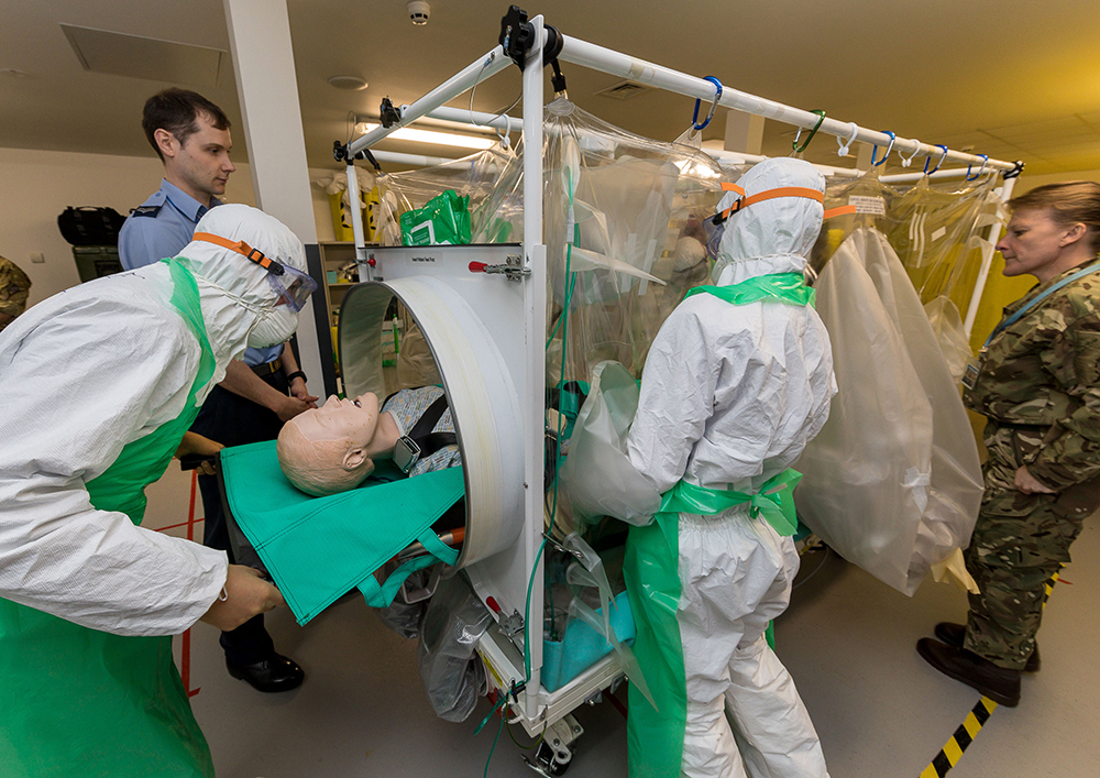 Taking part in a medical exercise