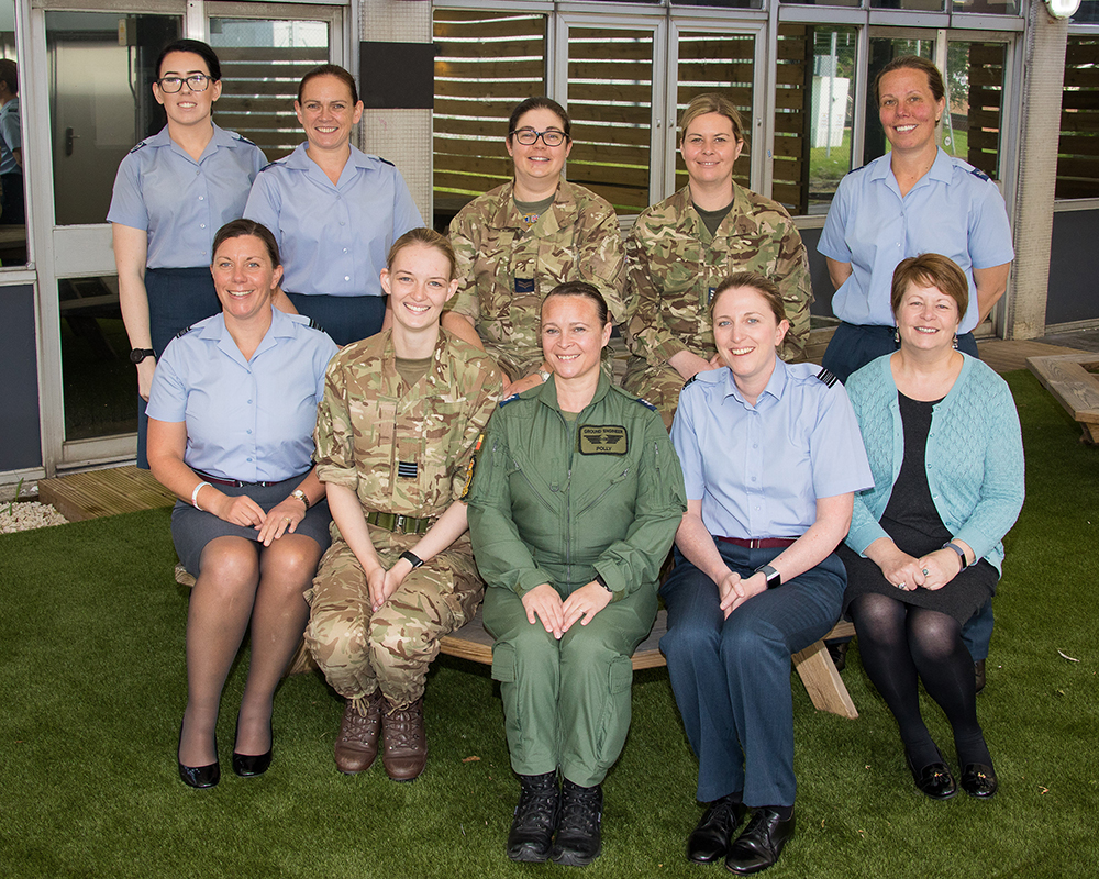 Some of the amazing female engineers currently based at RAF Brize Norton