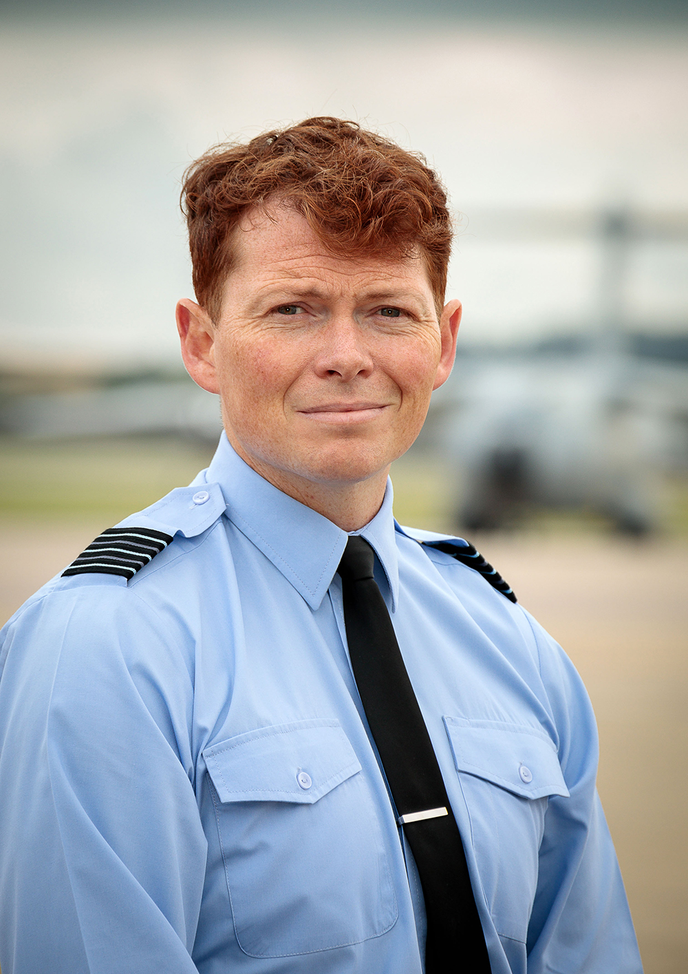 Pictured, Wing Commander Tom Walker, New Officer Commanding No.1 Air Mobility Wing