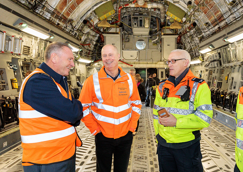 Employers engage in conversation with members of 4624 Squadron