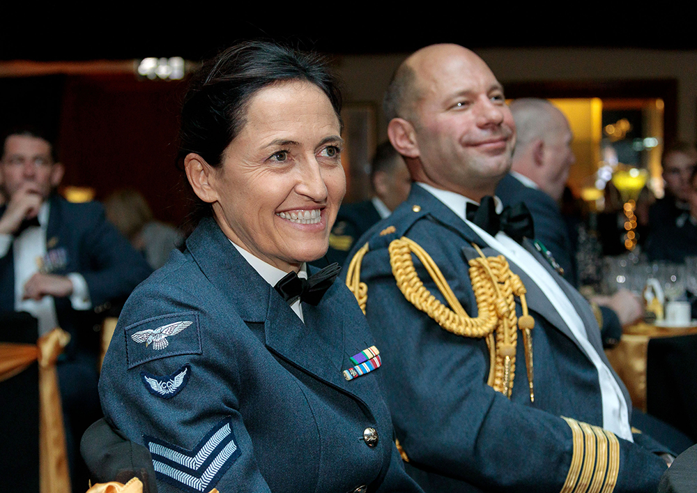 Cpl Hayley Court and Group Captain Dan James