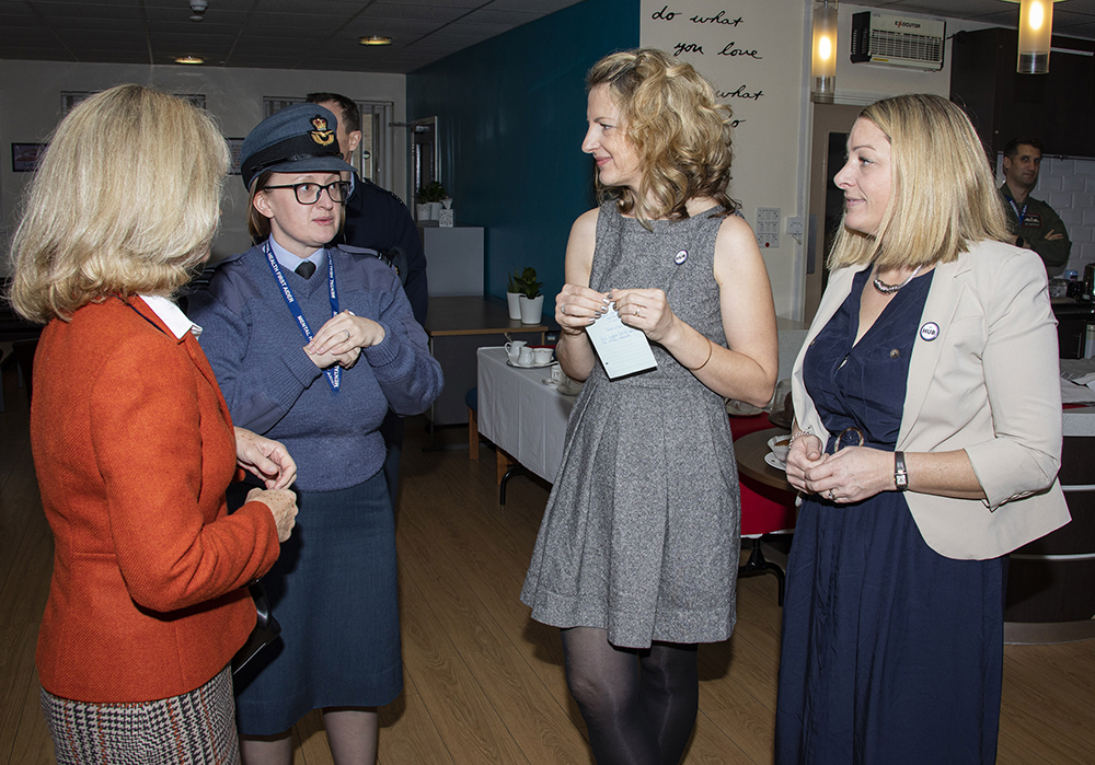Mrs Kate Wigston, the wife of the Chief of the Air Staff, officially opened the Coworking Hub