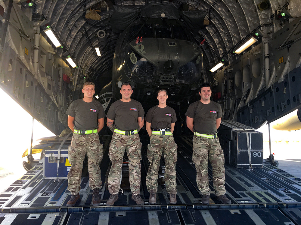 How does 1AMW recover the largest exercise the British Military have been part of for over 15 years? 