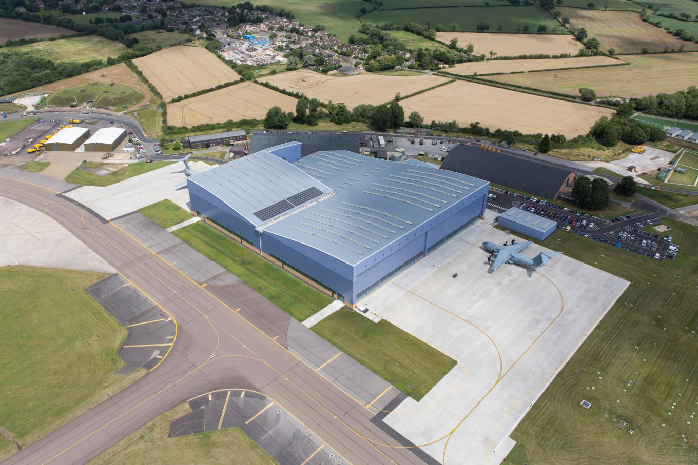 New £70 million A400M Atlas hangar, large enough to contain three Atlas aircraft