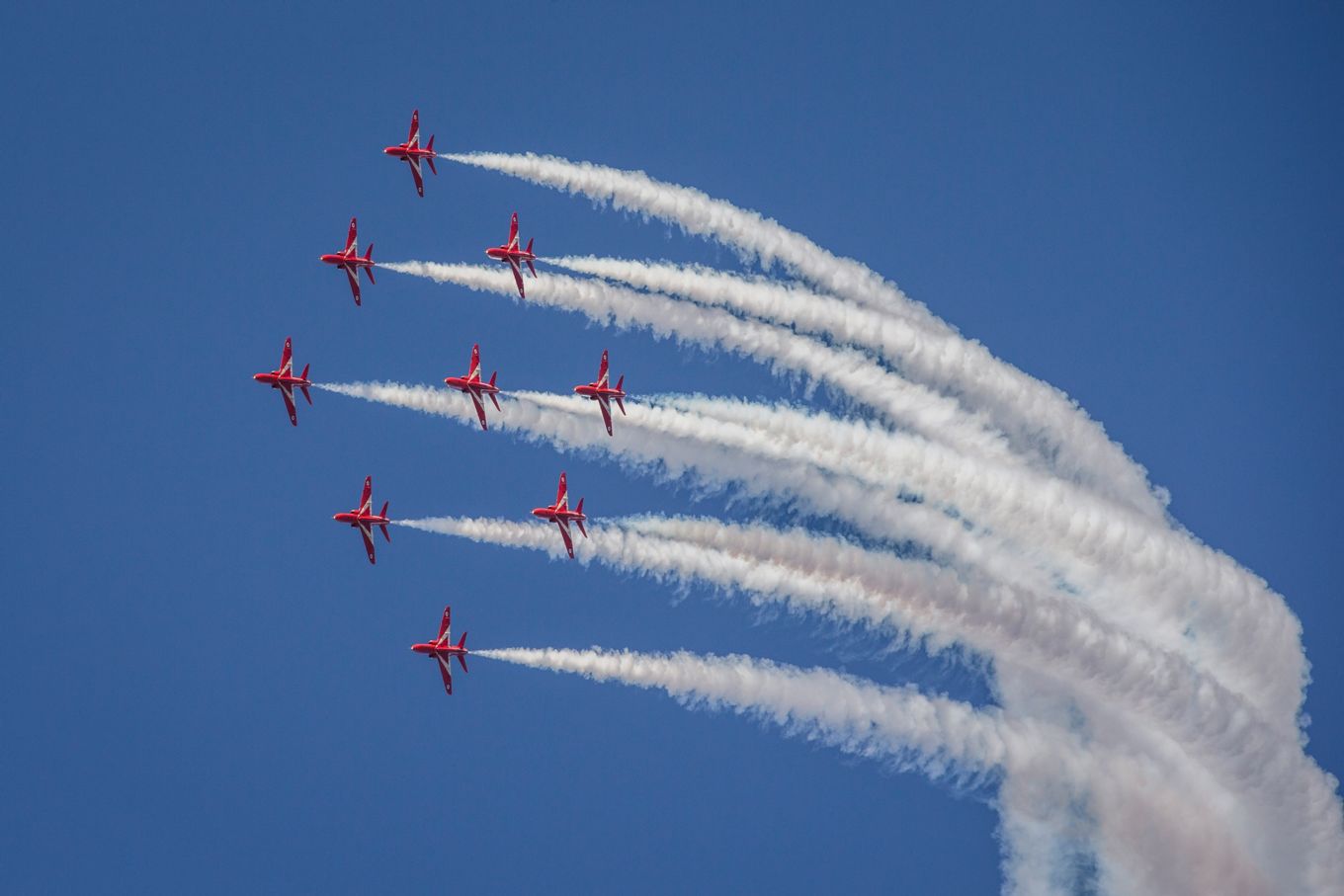 The documentary followed the Red Arrows over 12 months.