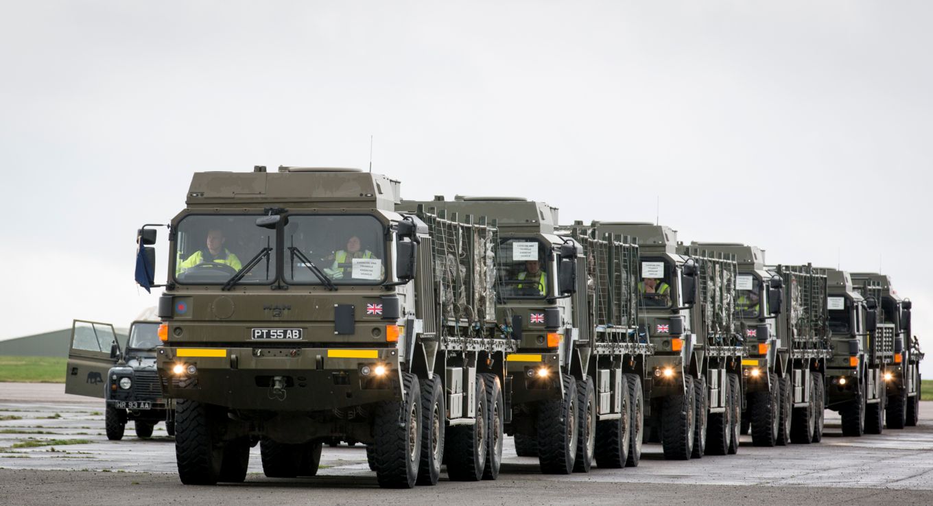 No 2 Mechanical Transport Squadron on exercises last year