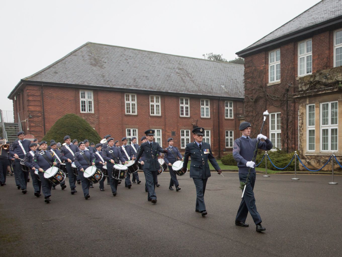 Display of marching and music from the Air Cadets