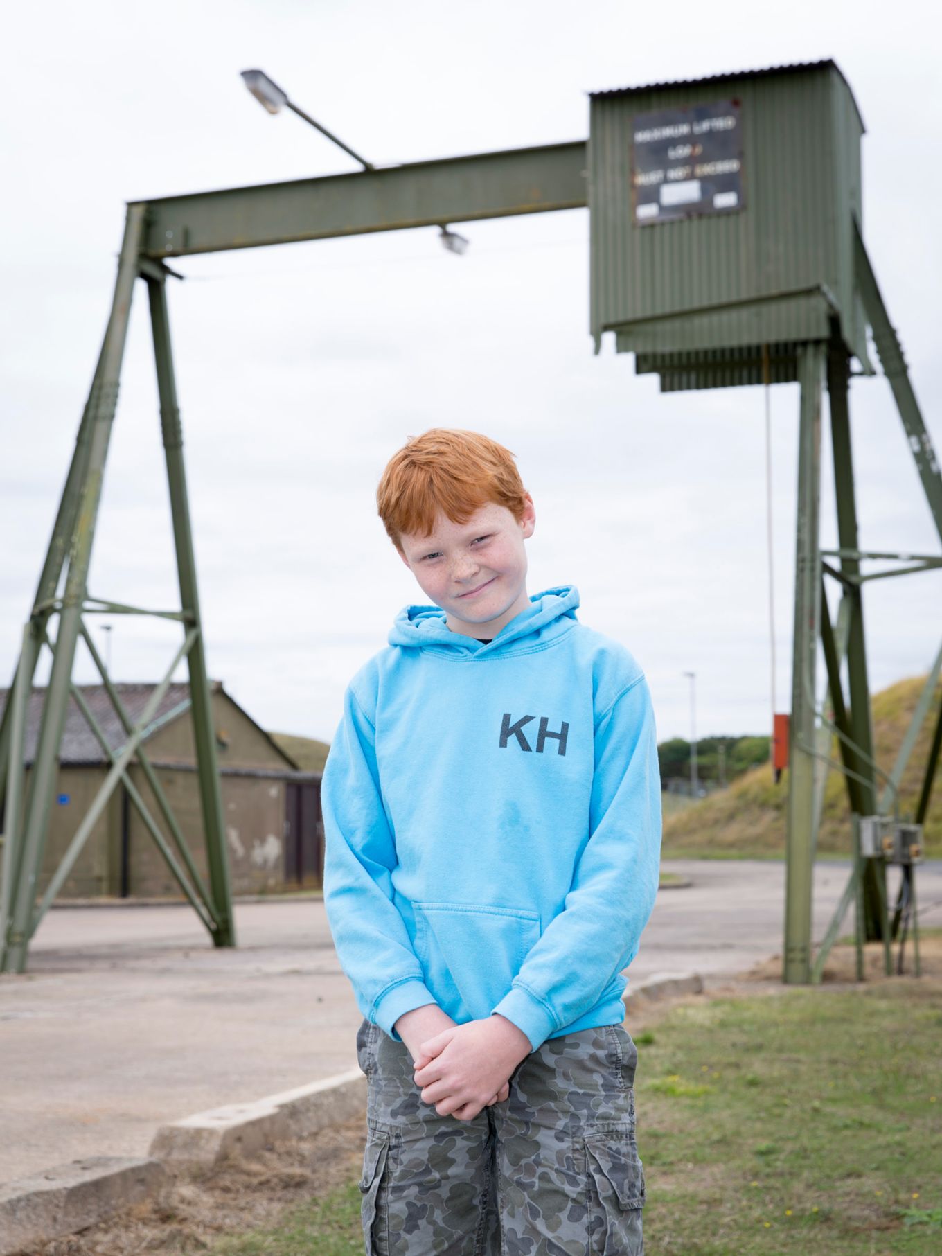 Monty outside 5131 (BD) Sqn’s HQ