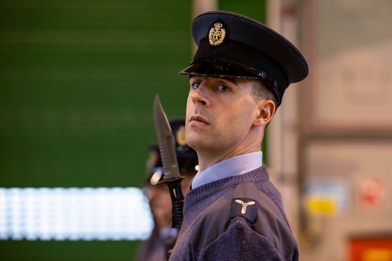 Image from the drill rehearsals at RAF Wittering