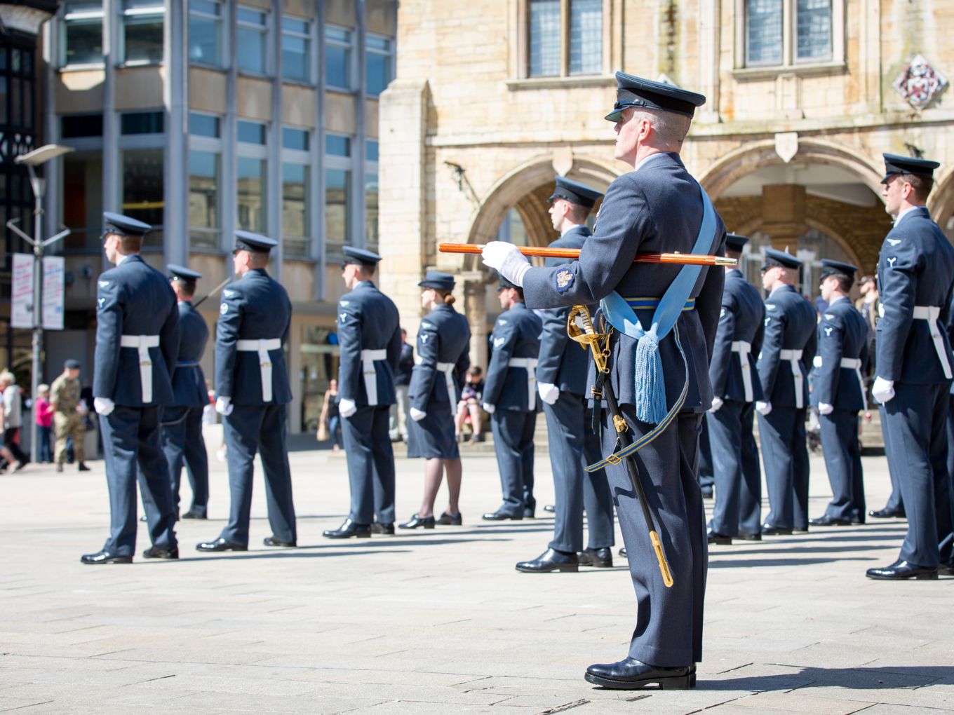 Warrant Officer Hywel Greening.