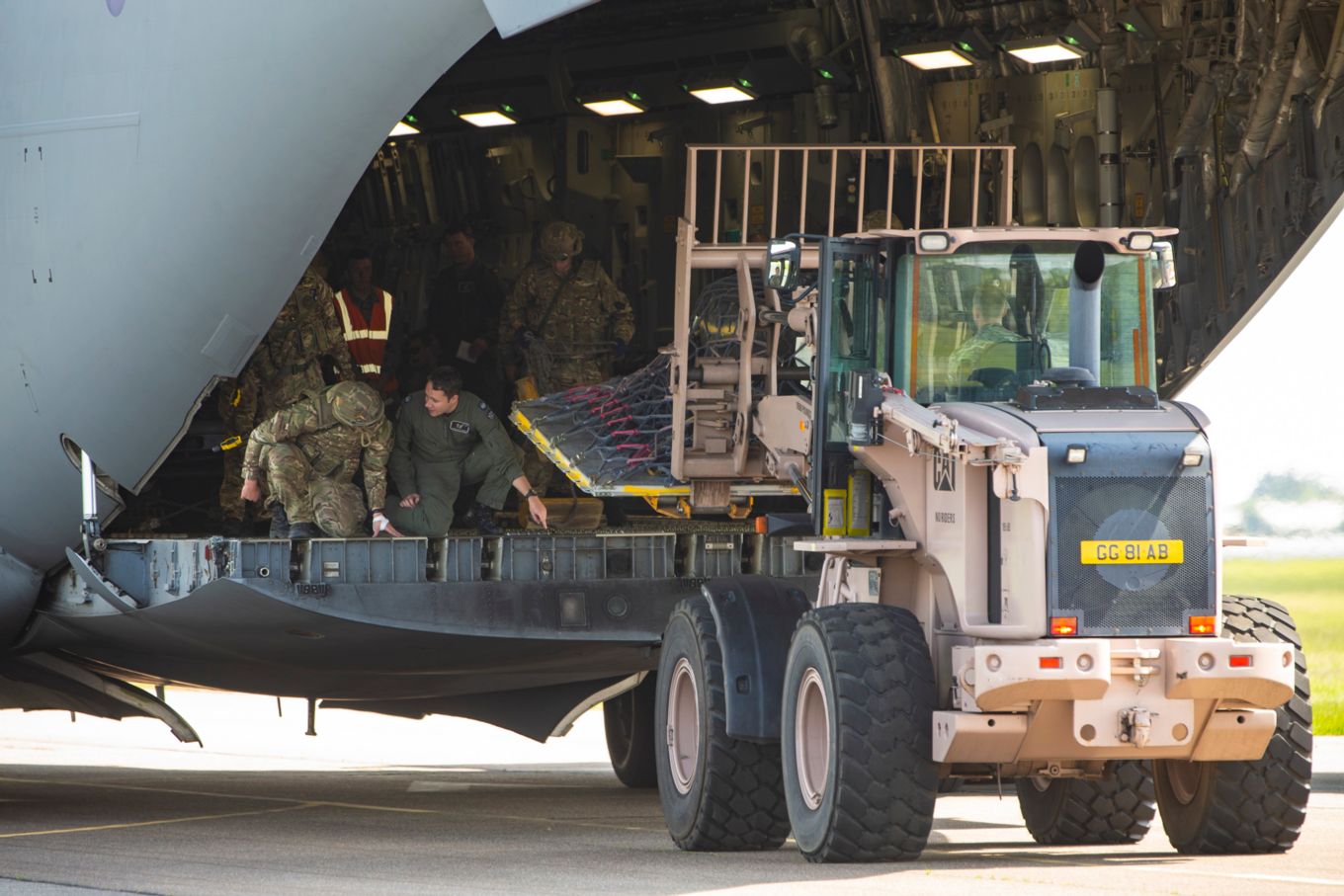 Personnel are trained in the loading of aircraft