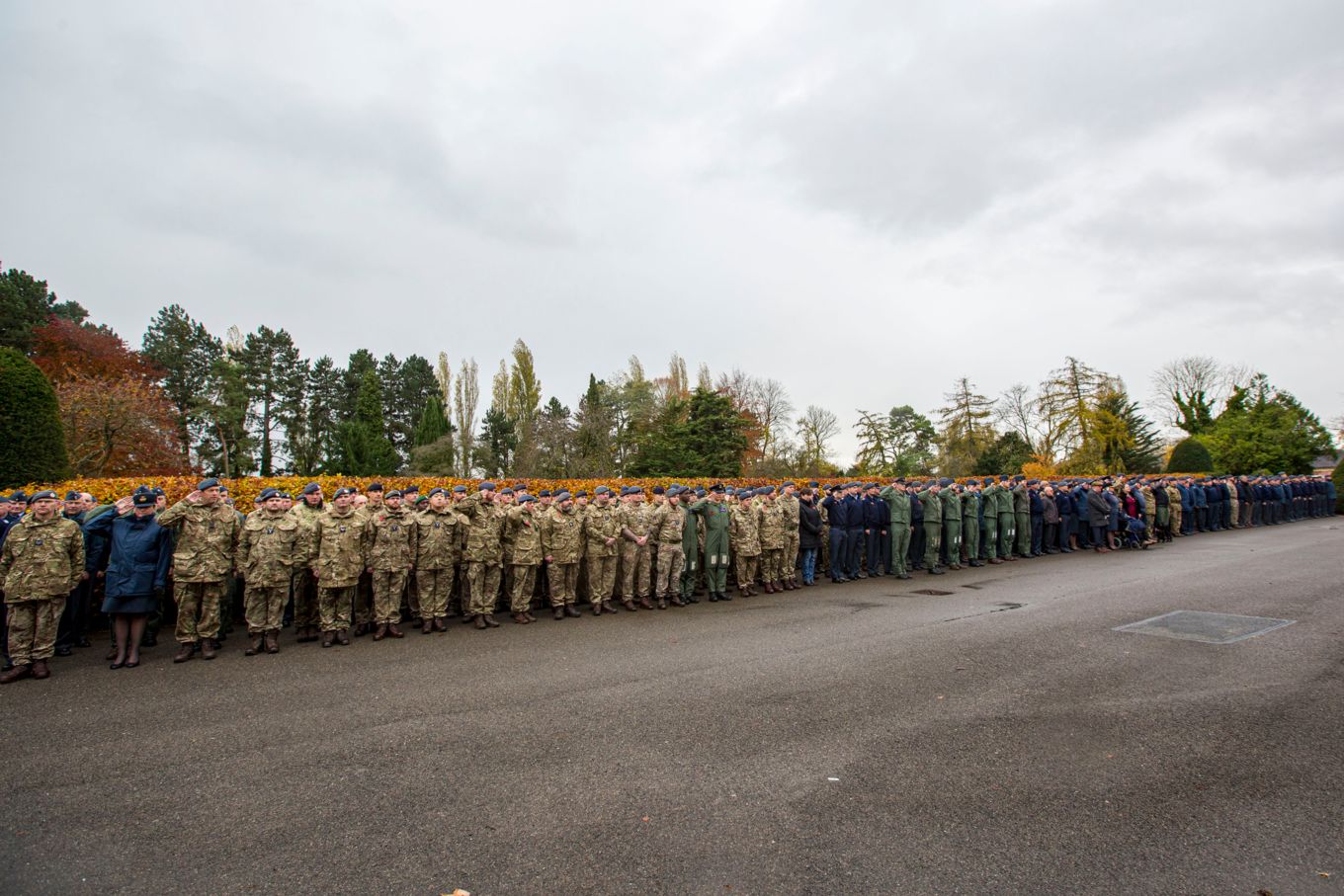 The Act of Remembrance at RAF Wittering
