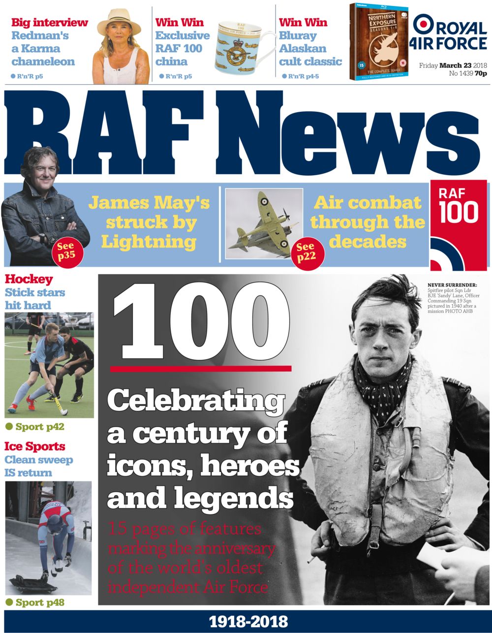 RAF News RAF 100 Front Cover