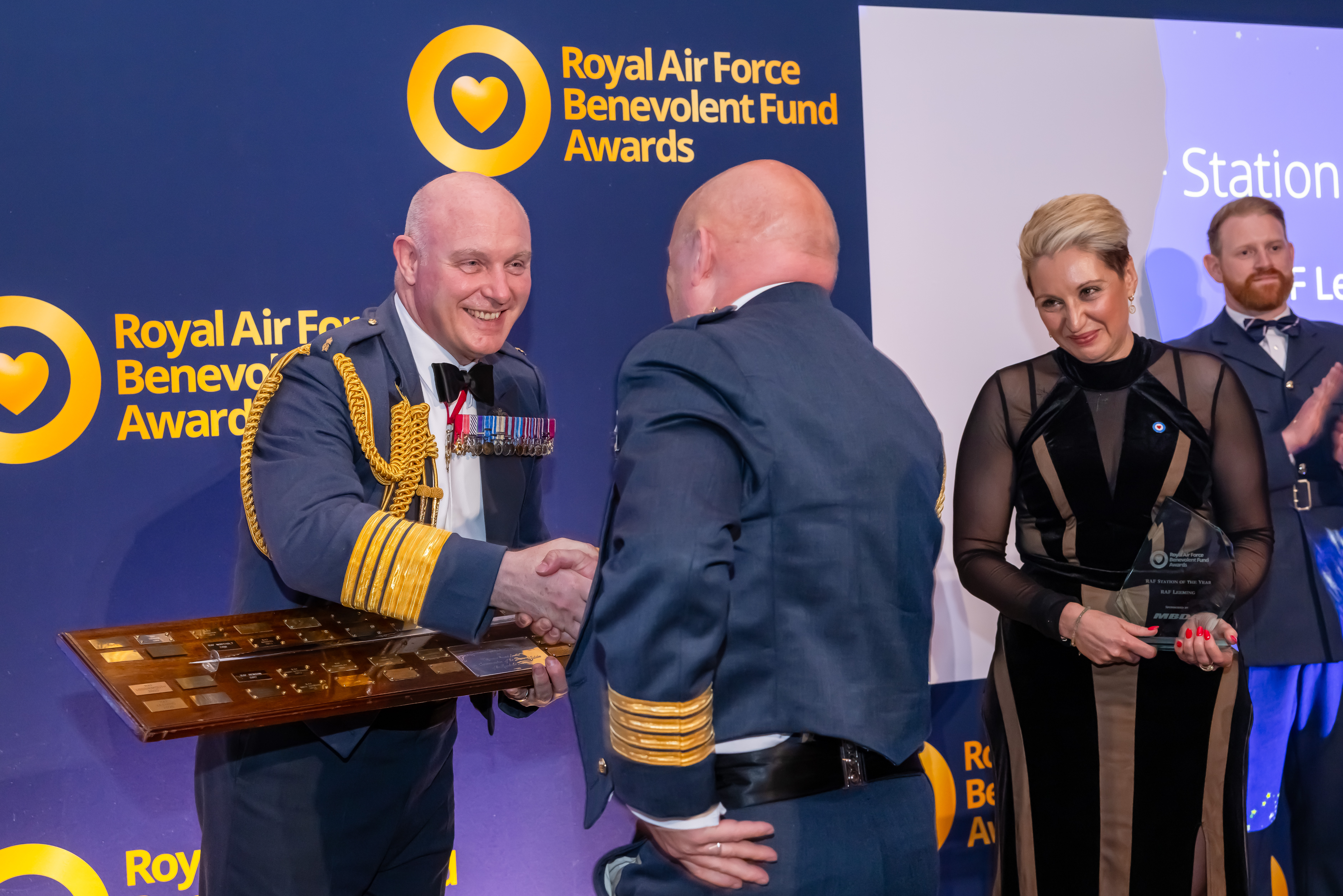 RAF Leeming Station Commander receives Benevolent Fund Award