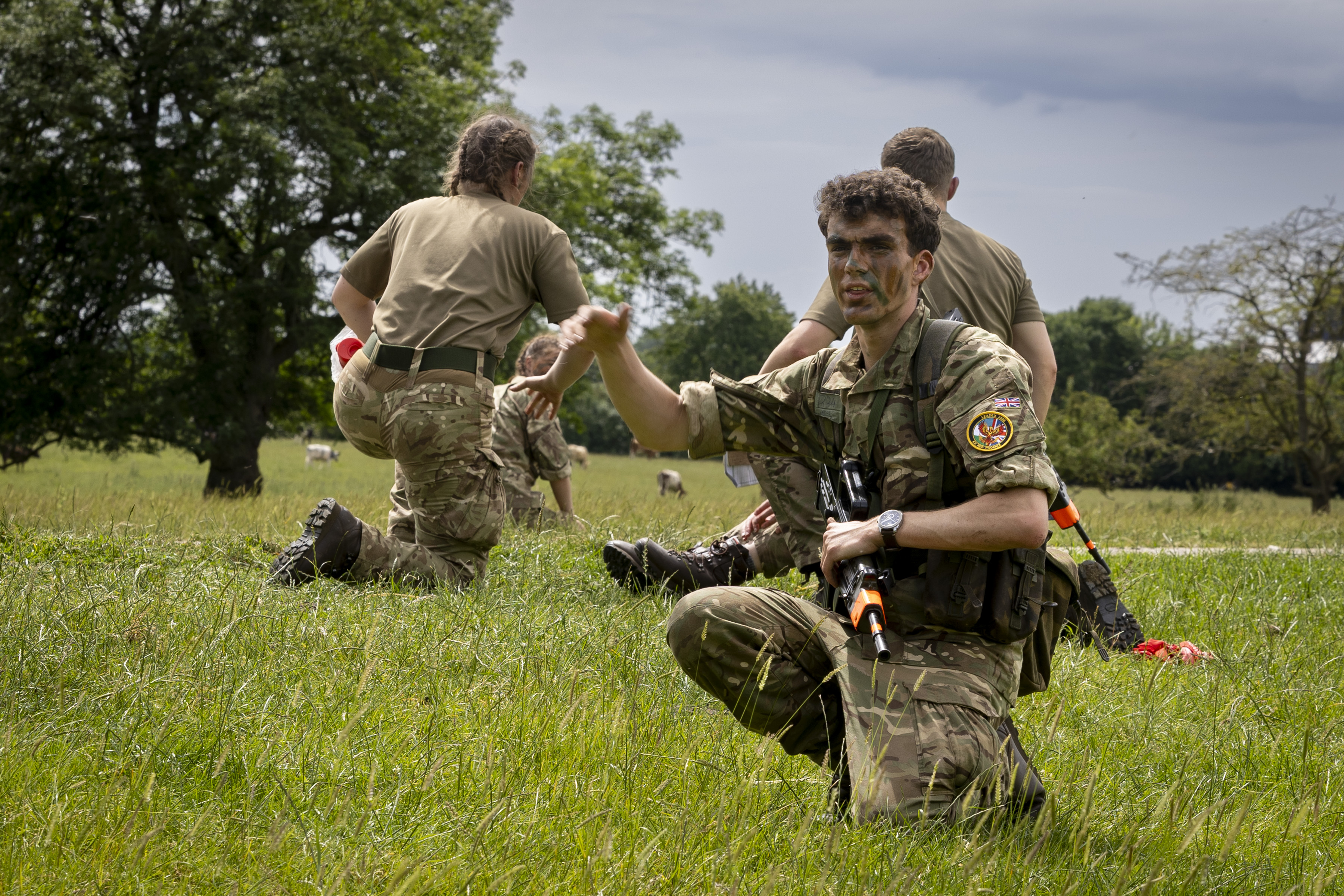 Patrolling is one of the skills learned by YUAS students during LeadEx