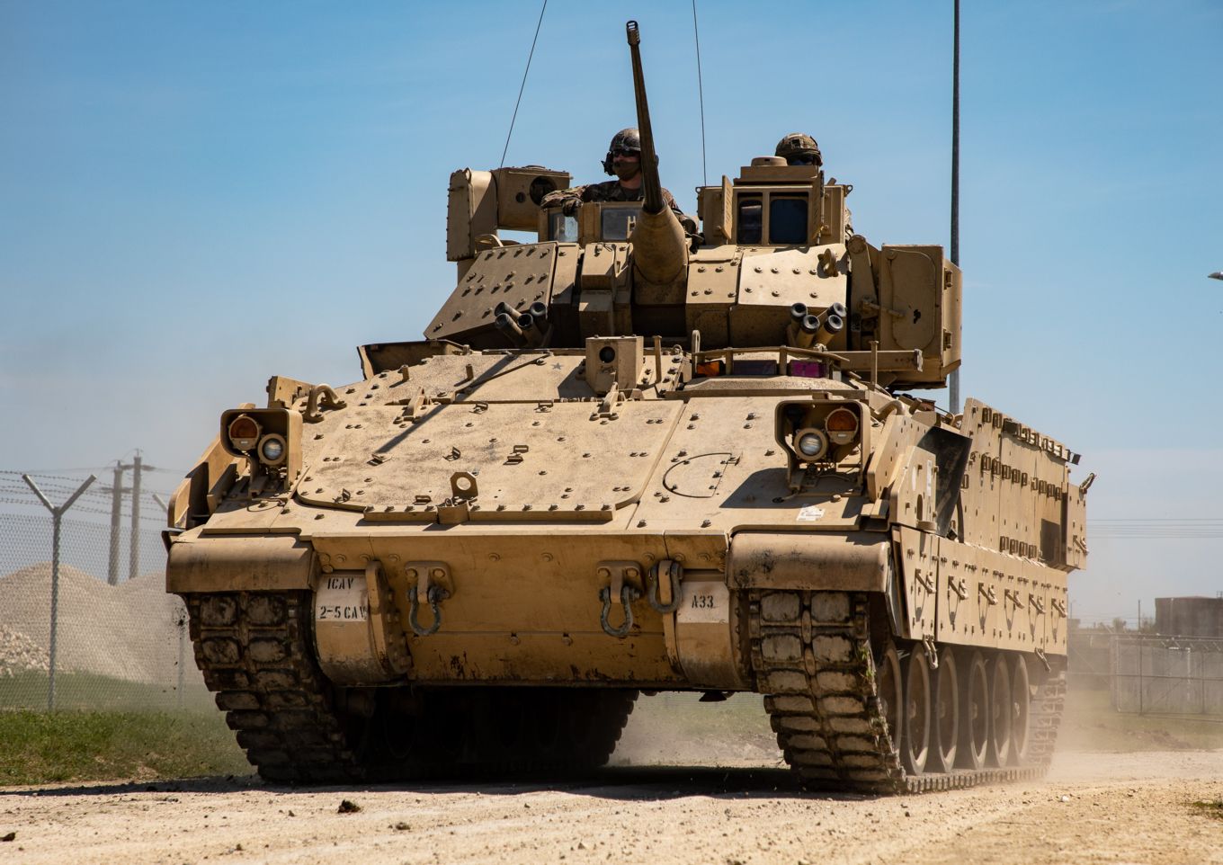 US Army’s Bradley Infantry Fighting Vehicle.