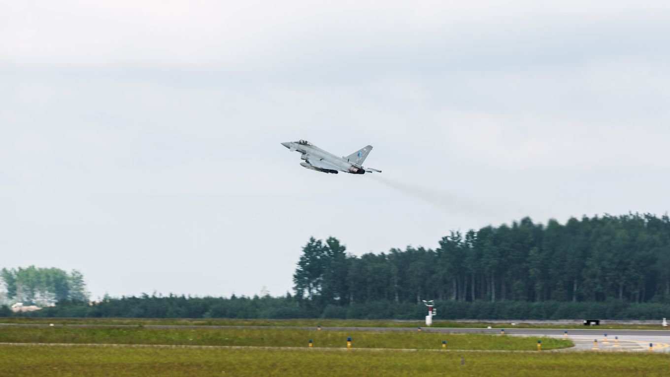 Norway and the United Kingdom Practice Close Air Support in Lithuania