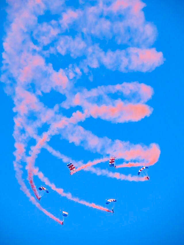 RAF Falcons first 60th Anniversary display