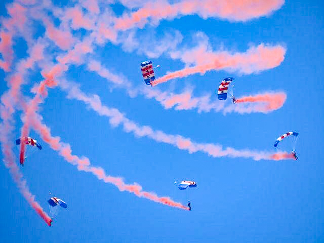 RAF Falcons first 60th Anniversary display