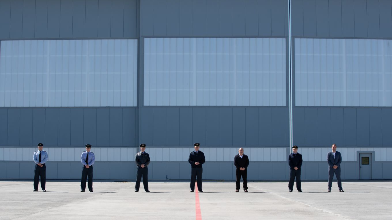 Chief of the Air Staff visiting the new Poseidon Strategic Facility, due to open later in 2020.