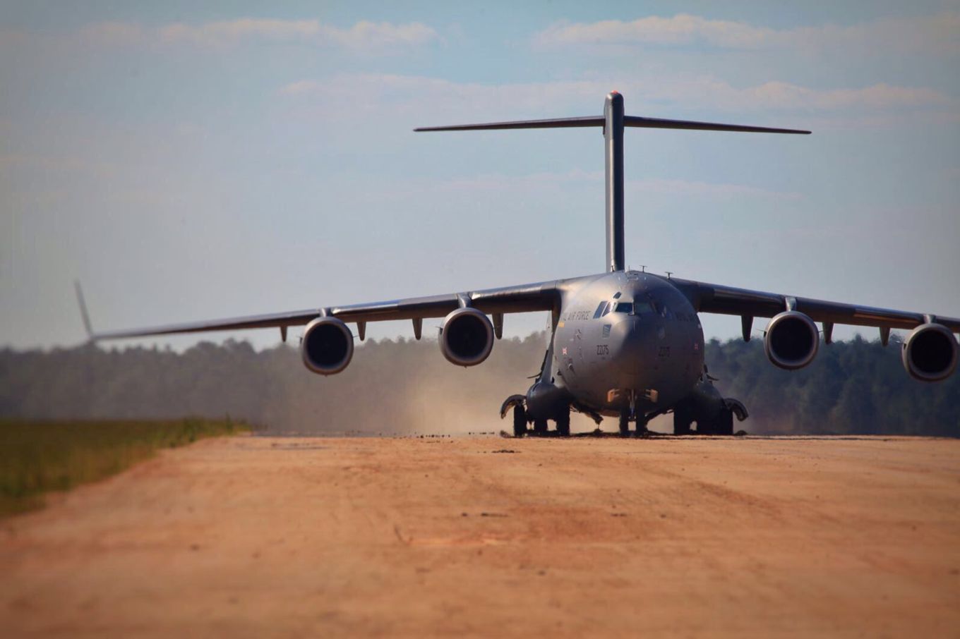 99 Squadron took the next step in developing the aircraft’s Semi Prepared Runway Operations (SPRO) capability during training based in Louisiana, USA
