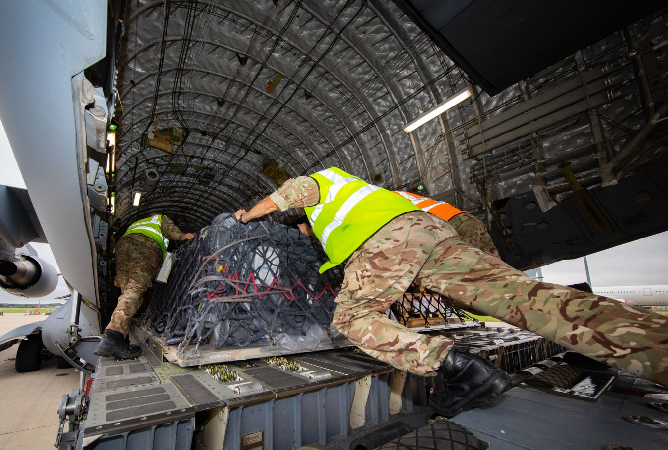 Within the RAF Logistics domain, numerous stakeholders have been planning and assisting the World Food Programme with the move of a temporary field hospital to Accra.
