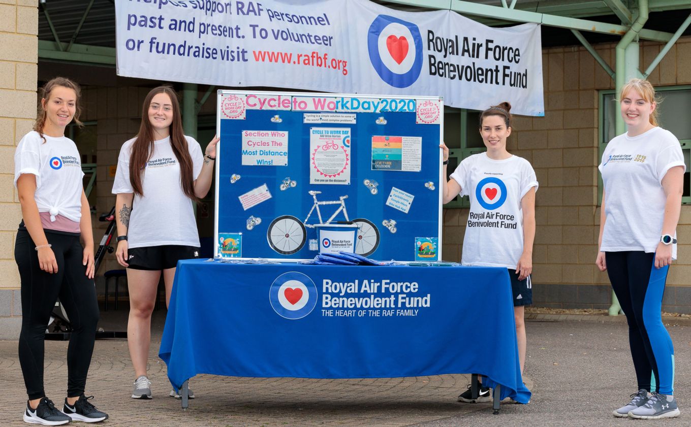 Pictured, The Health Promotion Team from the David Stone Medical Centre (DSMC) their Cycle to Work Day 2020 event