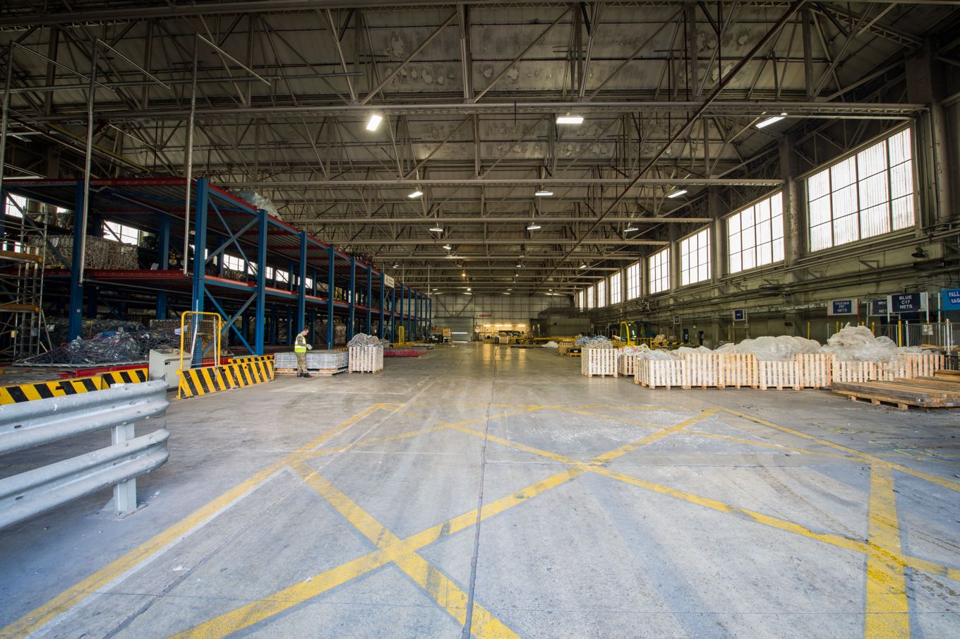 Before renovation - RAF Brize Nortons Air Freight Export Facility