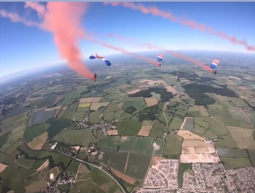 RAF Falcons Drop into Farringdon Community College