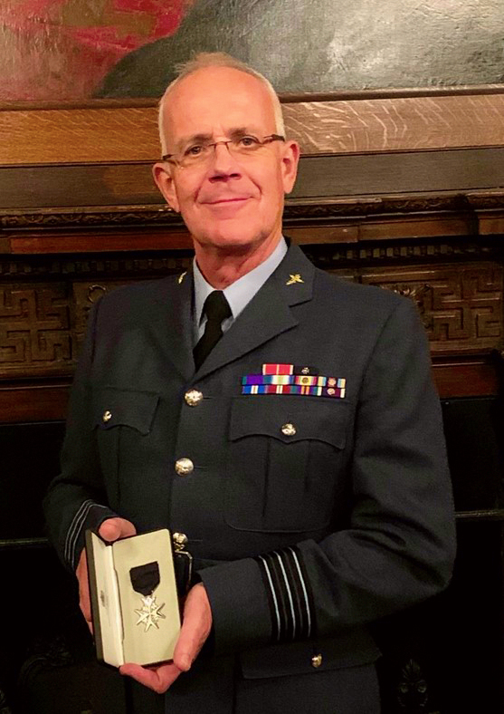 Wing Commander Graham Banks, Officer Commanding Number 4626 (County of Wiltshire) Aeromedical Evacuation Squadron, based at RAF Brize Norton