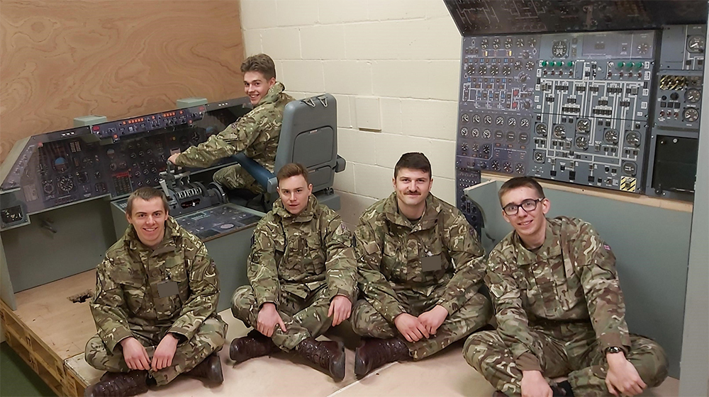 The SATT Team, volunteers who assisted with work to complete the RAF Brize Norton Heritage Centre