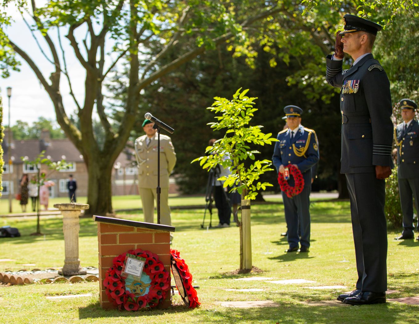 Commemoration Ceremony in the Station Memorial Garden