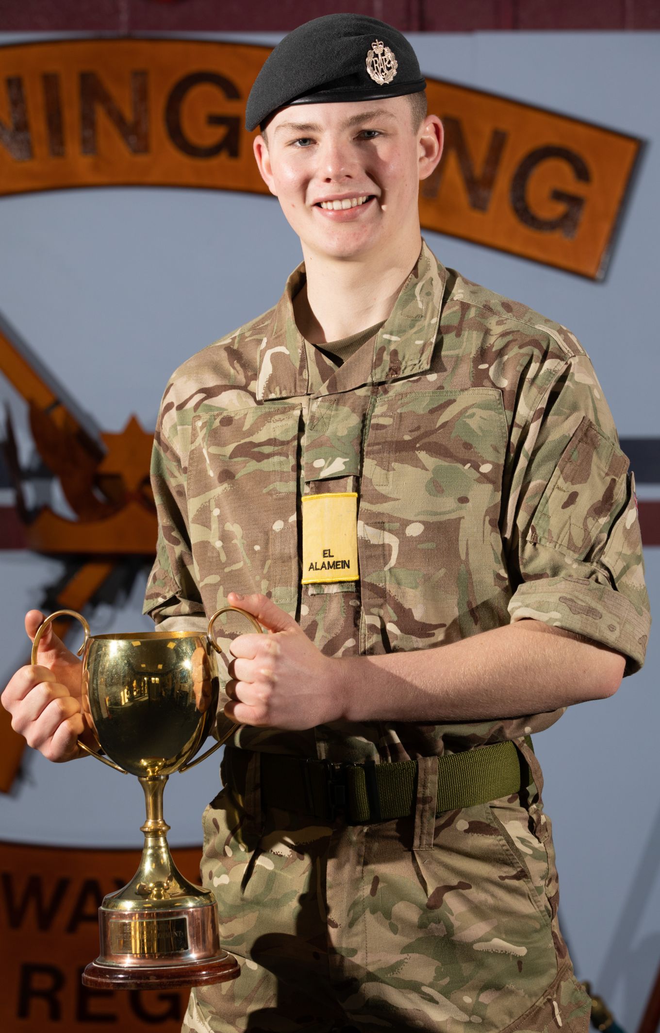 Winner of the WO Ramsey Physical Development Cup: LAC Taylor Morgan