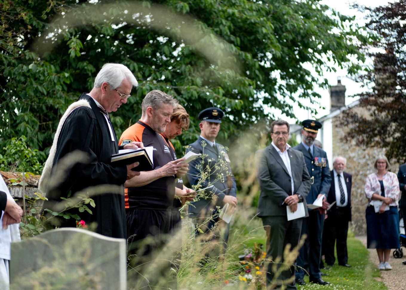 Remembering Wg Cdr Nigel Elsdon at St Vigor and All Saints Church, Fulbourn