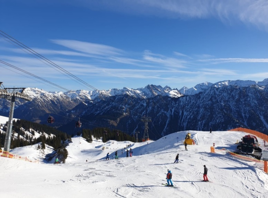 An alpine scene.