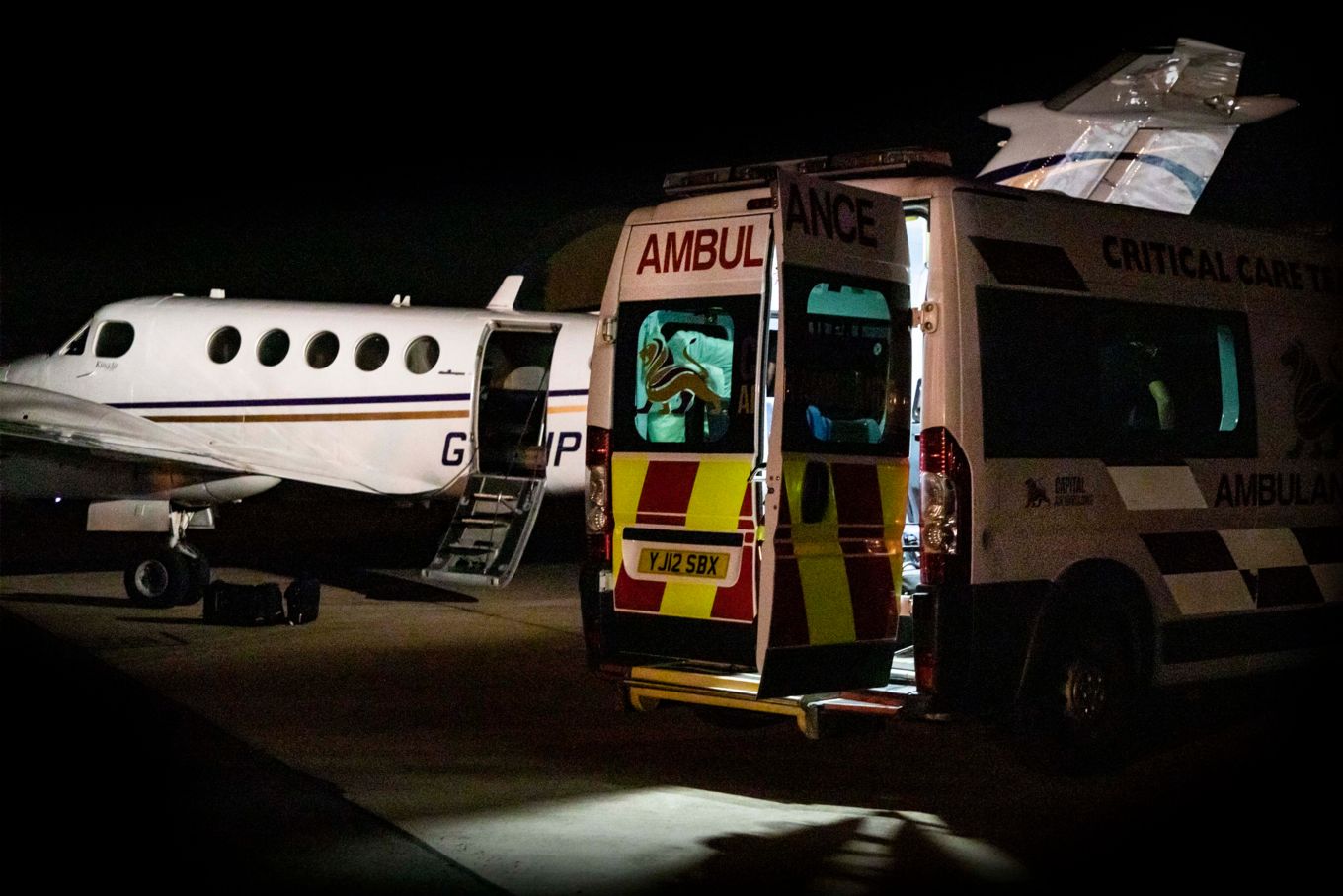 Capital Air Ambulance Lands at RAF Odiham