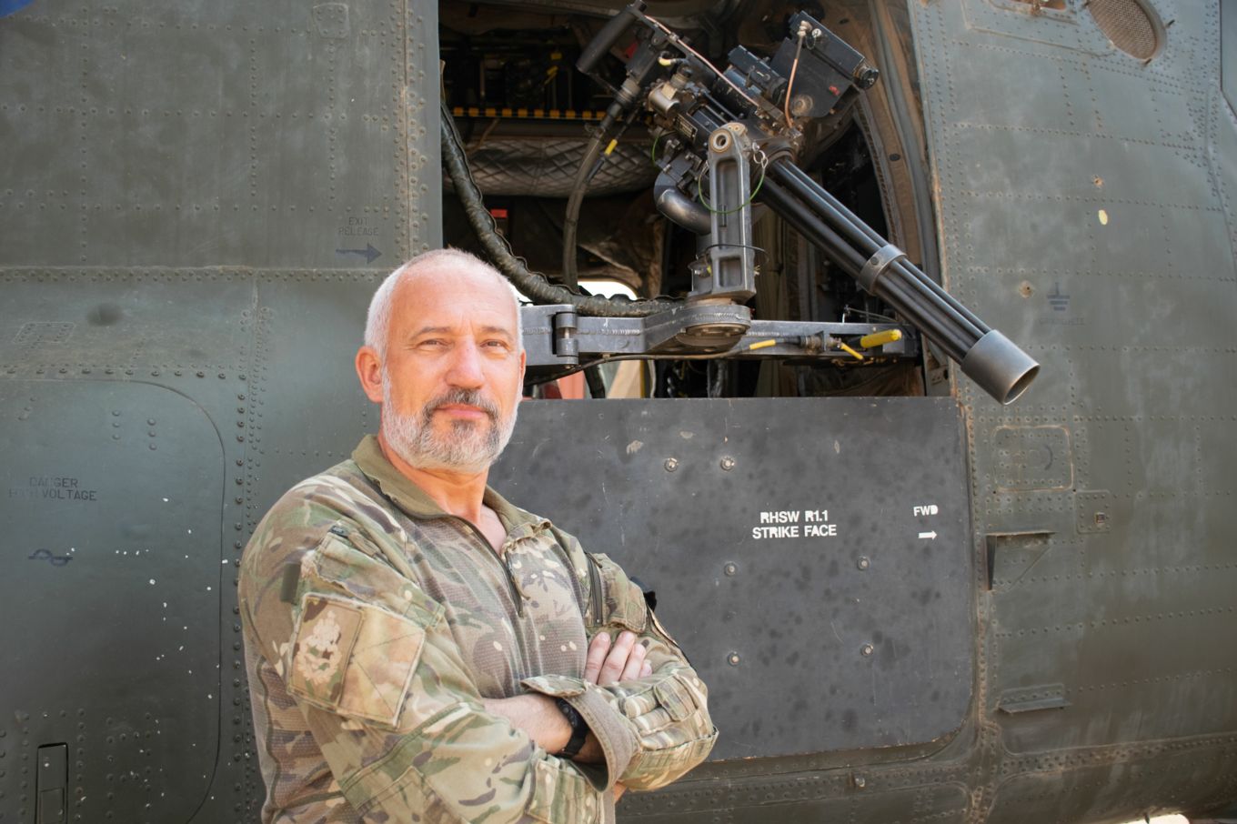 Master Aircrew Ruffles in PCS uniform 
