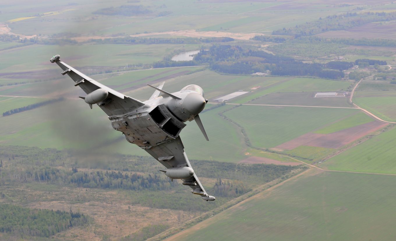 A Royal Air Force Typhoon