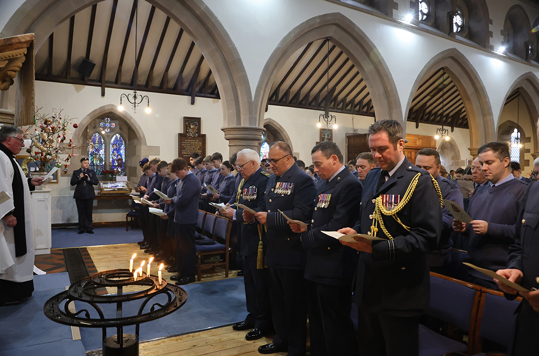 Inside St Andrews Church in Kelso