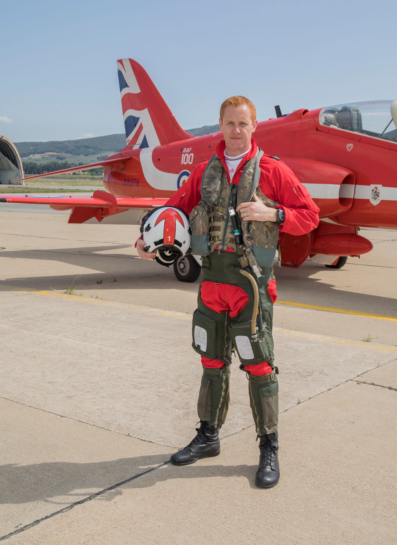 Squadron Leader Martin Pert was Red 1, beginning with the 2018 season.