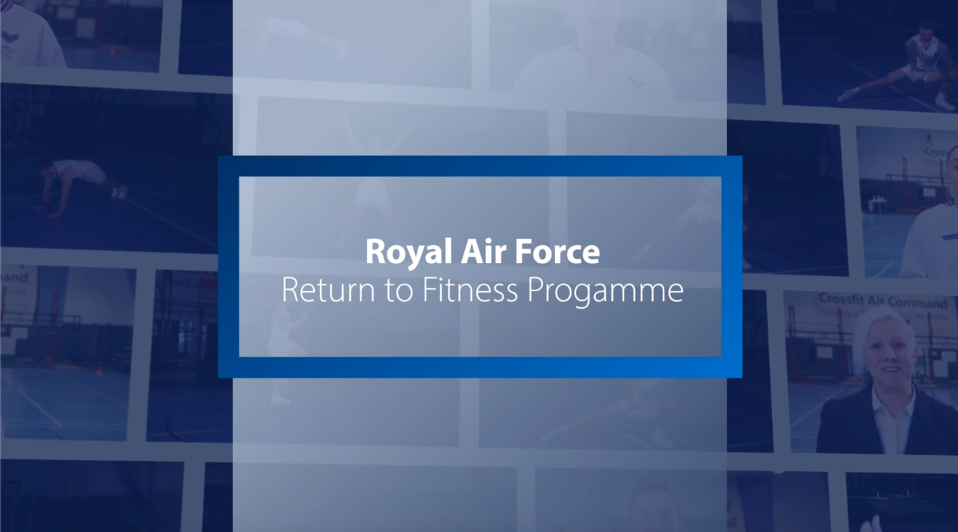 Return to Fitness Programme banner.